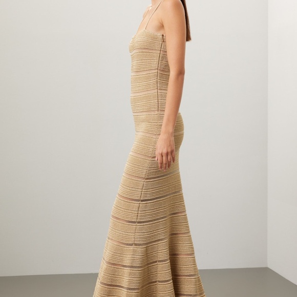 Hervé Léger Metallic Bandage Gown S - Picture 5 of 16